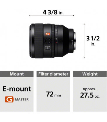 SONY PHOTO 50MM F/1.2 (FE)