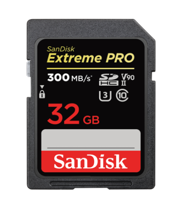 SDXC 32GB CARD (FOR ZOOM RECORDER)