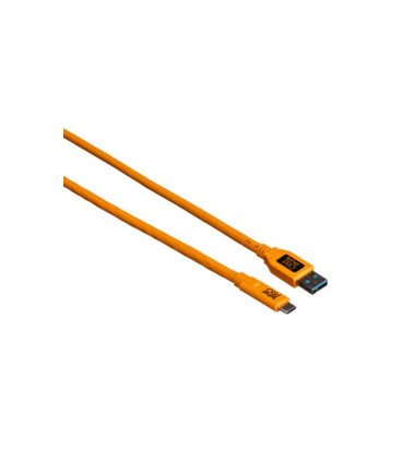 TETHER TOOLS USB TO USBC ORANGE CABLE 4.6M (STRAIGHT CONNECTOR)