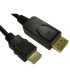 Cables Direct 2M DISPLAYPORT TO HMDI CABLE